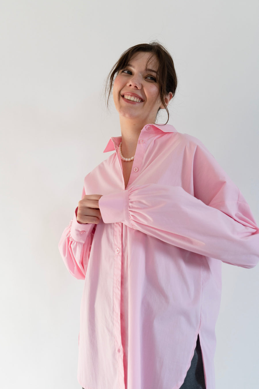 #21 THE OVERSIZED SHIRT BLUSH