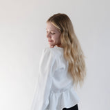 #22 THE BUTTON-DOWN BLOUSE OFF-WHITE